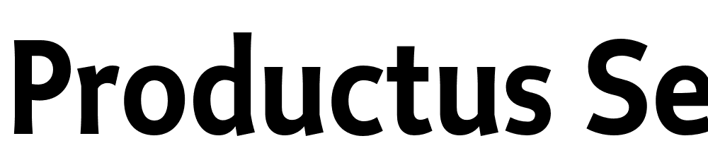 Productus-SemiBold font family download free