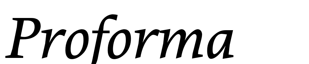 Proforma font family download free