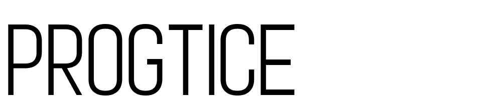 progtice font family download free