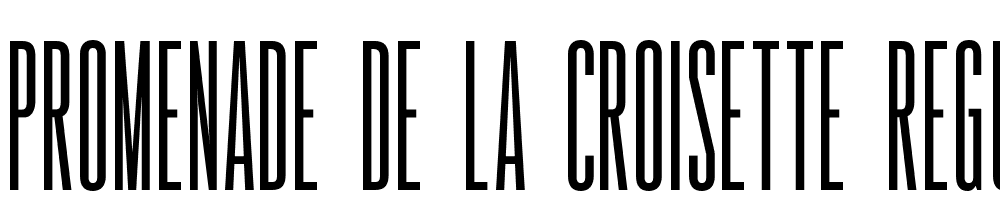 Promenade-de-la-Croisette-Regular font family download free