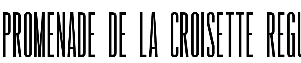 Promenade-de-la-Croisette-Regular font family download free