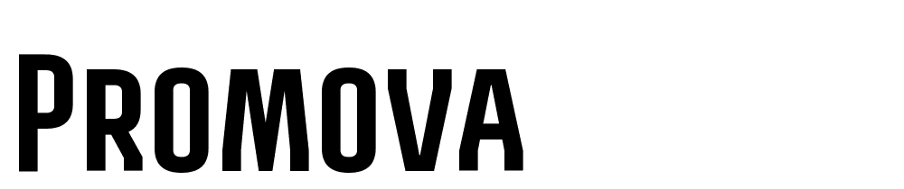 PROMOVA font family download free