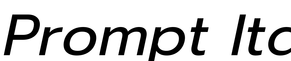 Prompt-Italic font family download free