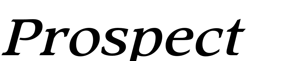 Prospect font family download free