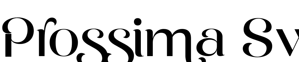 Prossima Swash PERSONAL USE font family download free