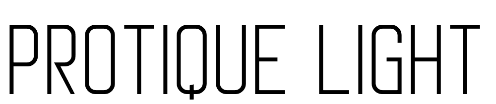 Protique-Light font family download free