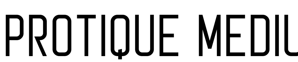 Protique-Medium font family download free