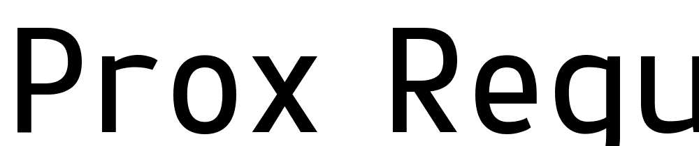 Prox-Regular font family download free