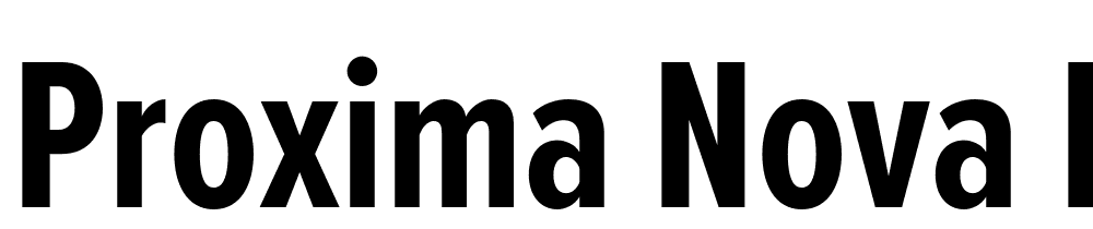 Proxima-Nova-ExCn-Bold font family download free