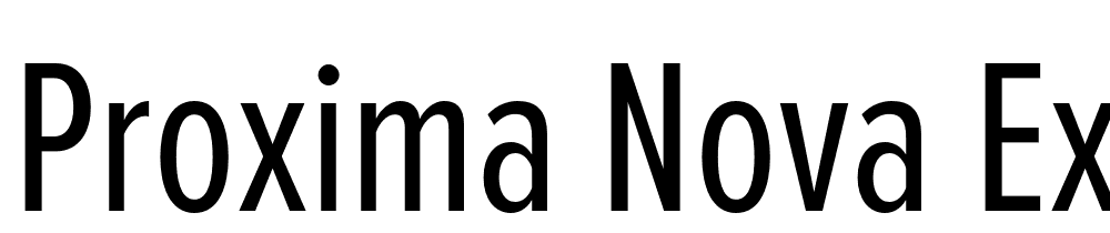 Proxima-Nova-ExCn font family download free