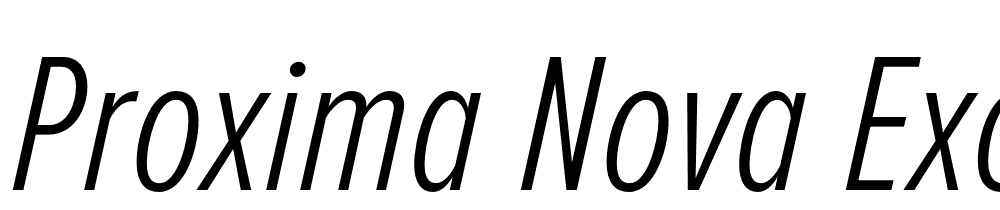 Proxima-Nova-ExCn-Light-It font family download free