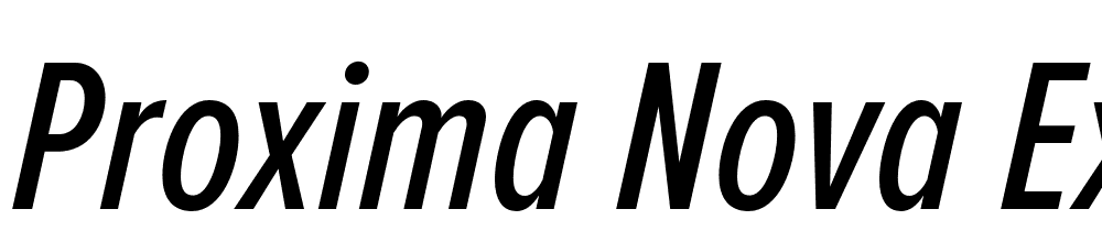 Proxima-Nova-ExCn-Medium-It font family download free