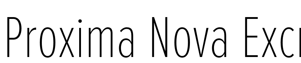 Proxima-Nova-ExCn-Thin font family download free