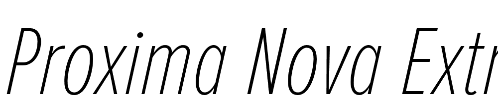 Proxima-Nova-Extra-Condensed-Thin-Italic font family download free