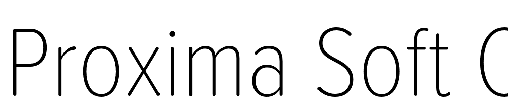 Proxima-Soft-Cond-Thin font family download free