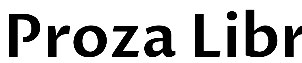 proza-libre font family download free