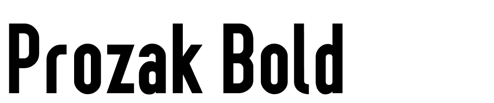 Prozak-Bold font family download free