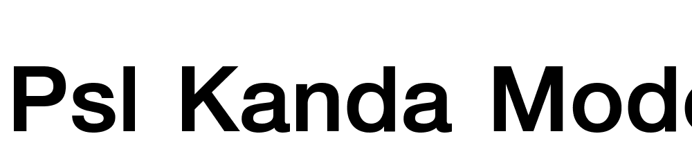 PSL-Kanda-Modern-ExtraSP font family download free