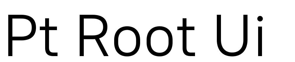 PT-Root-UI font family download free