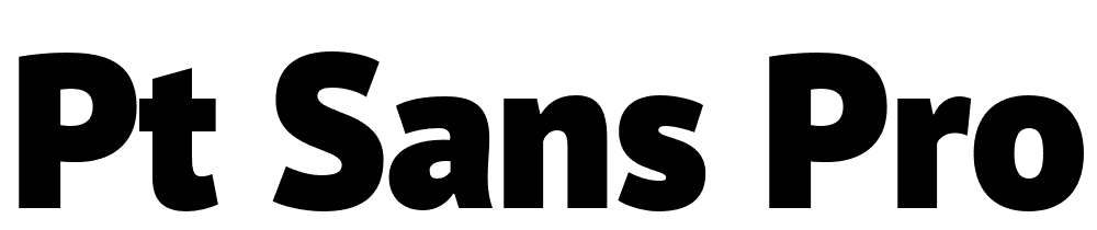 PT-Sans-Pro-Black font family download free