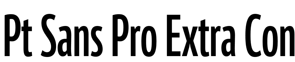 PT-Sans-Pro-Extra-Condensed-Demi font family download free