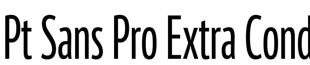 PT-Sans-Pro-Extra-Condensed font family download free