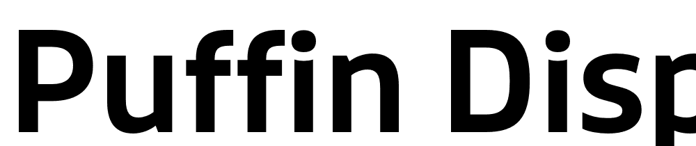 Puffin-Display-SemiBold font family download free