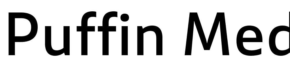 Puffin-Medium font family download free