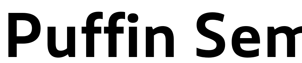 Puffin-SemiBold font family download free