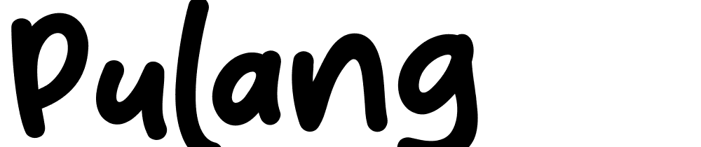 Pulang font family download free