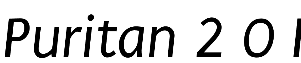 Puritan-2.0-Italic font family download free