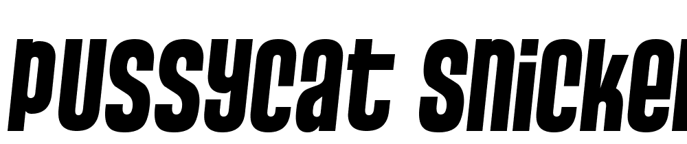 pussycat-snickers-sassy font family download free