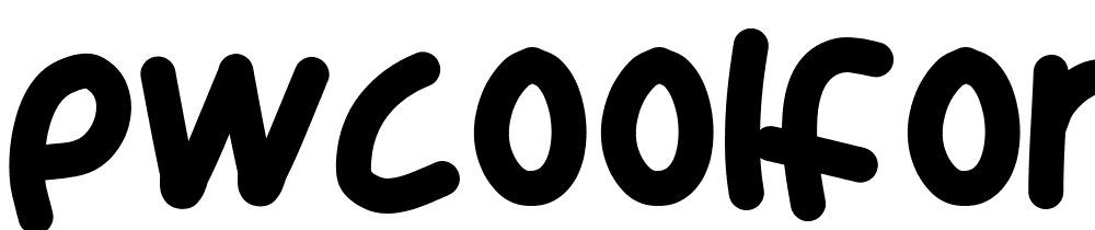 PWCoolFont font family download free