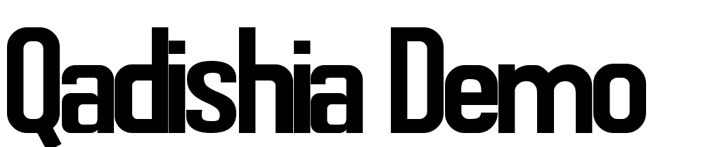 QADISHIA-DEMO font family download free