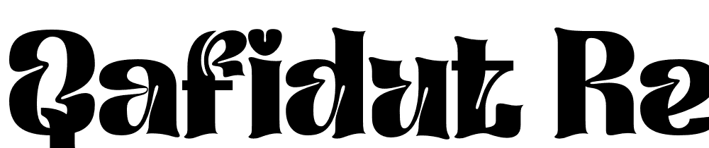 Qafidut-Regular font family download free