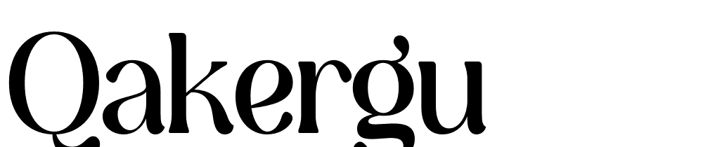 qakergu font family download free