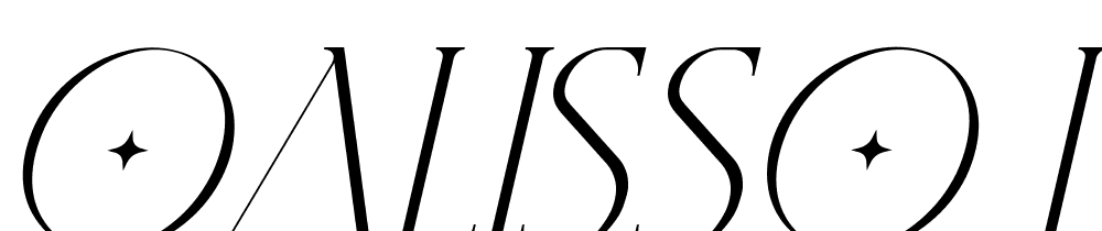 Qalisso-Italic font family download free