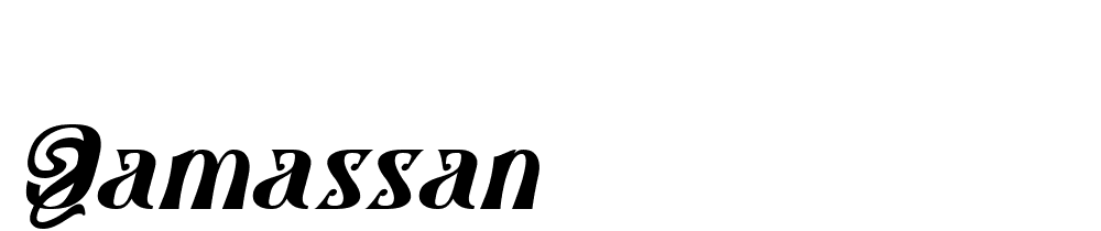 Qamassan font family download free