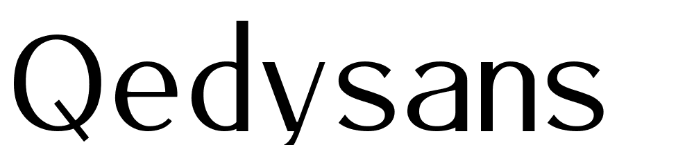 qedysans font family download free