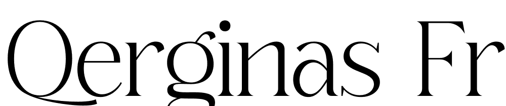 Qerginas-Frenchstyle-Serif font family download free