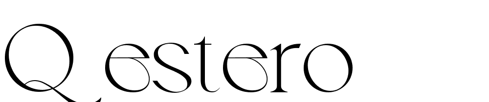 QESTERO font family download free