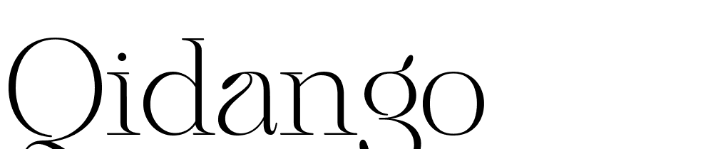 Qidango font family download free