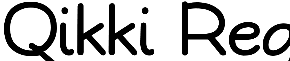 Qikki-Reg font family download free