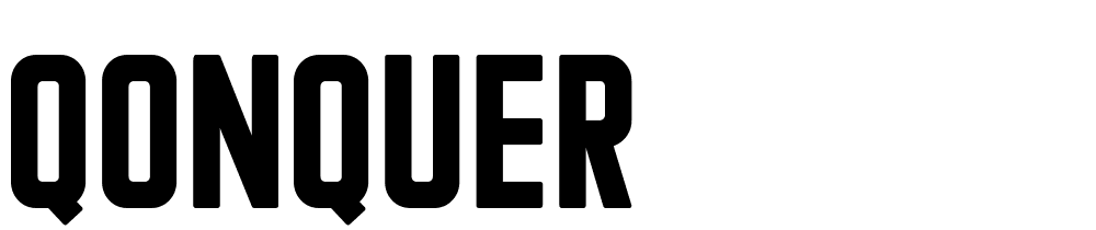 Qonquer font family download free