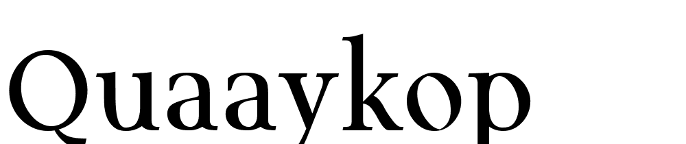 Quaaykop font family download free