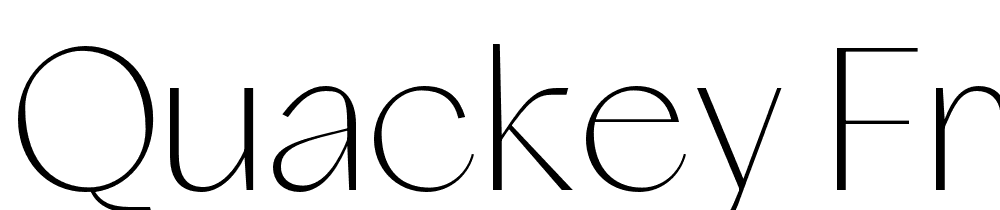 quackey-free font family download free