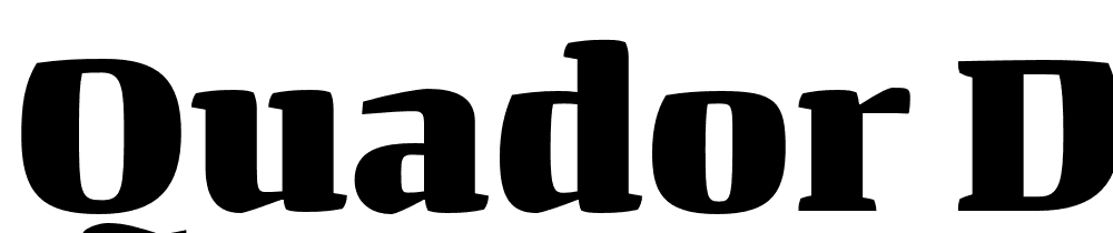 Quador-Display-ExtraBold font family download free