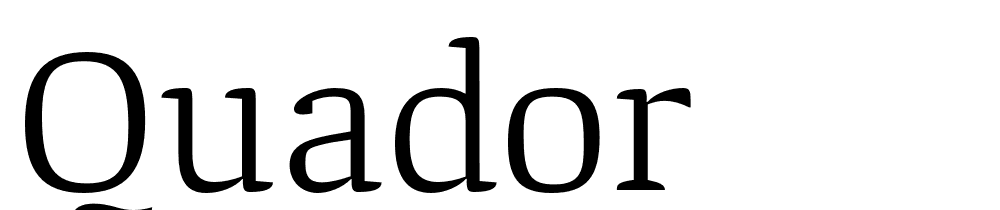 Quador font family download free