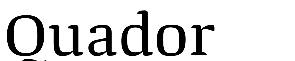 Quador font family download free