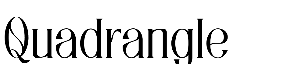 Quadrangle font family download free